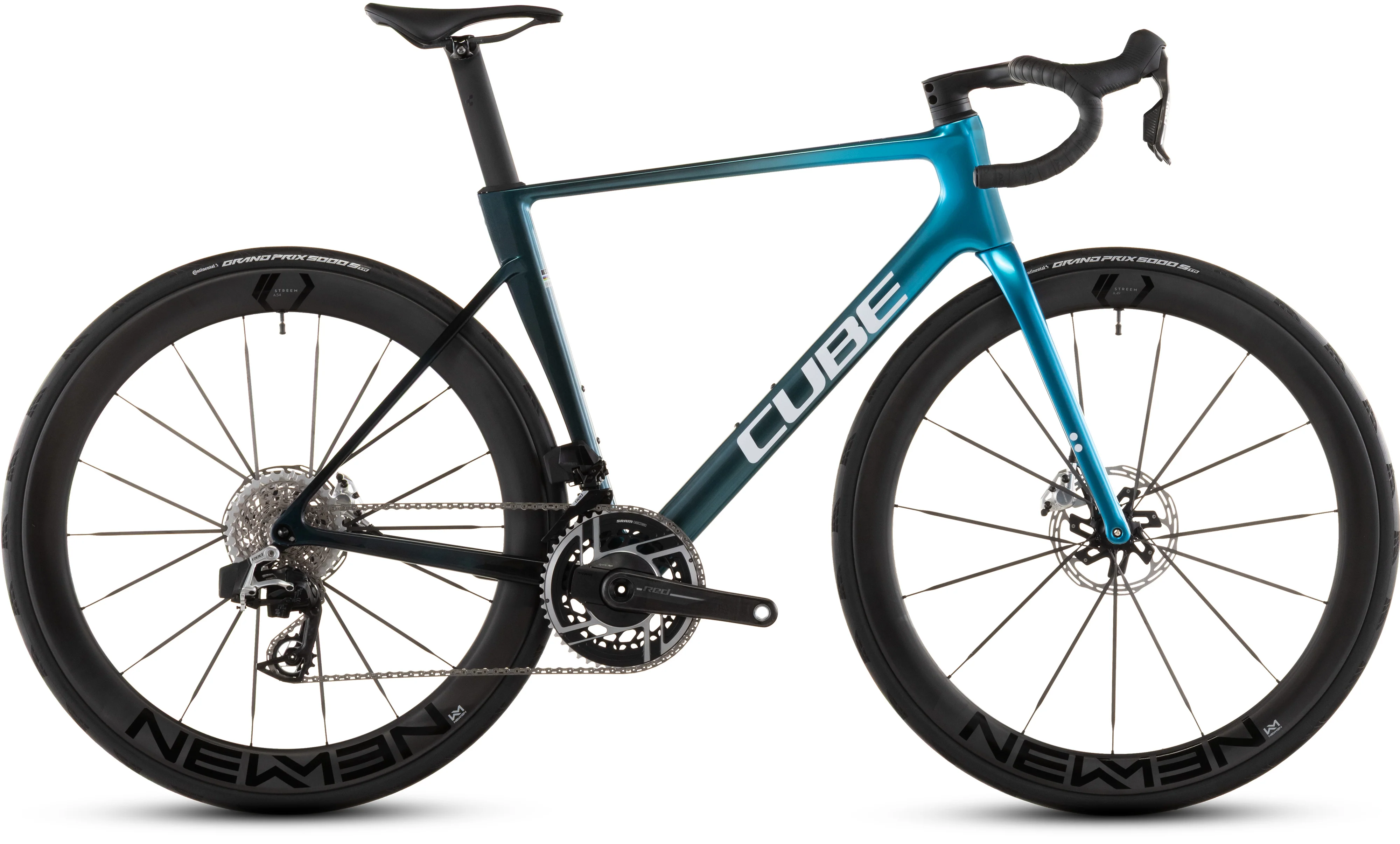 Cube Litening AIR C:68X SLX chromeblue´n´liquidblue