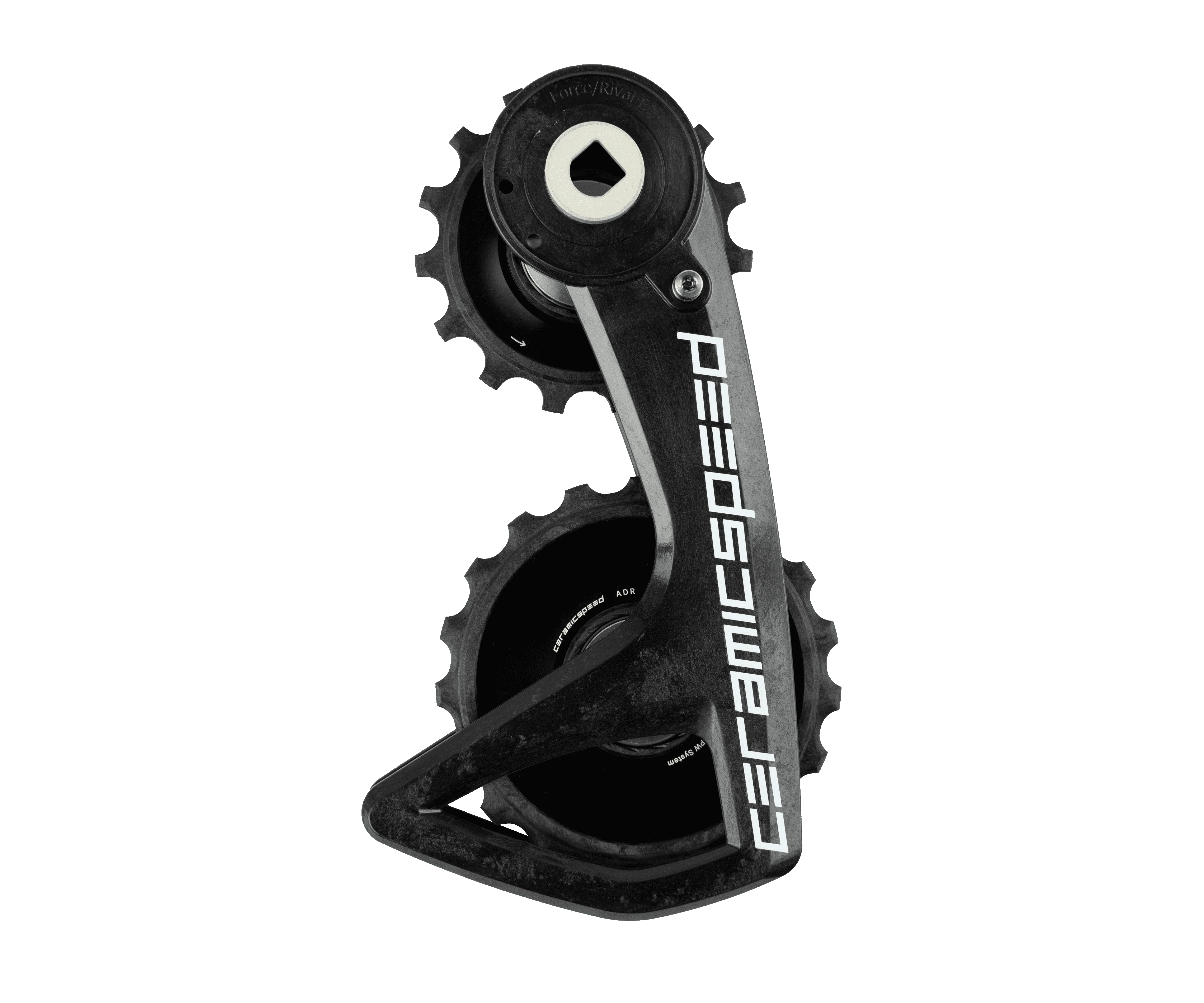 OSPW RS ALPHA for SRAM Force E1/Rival E1 Silver TEAM Logo - Image 2
