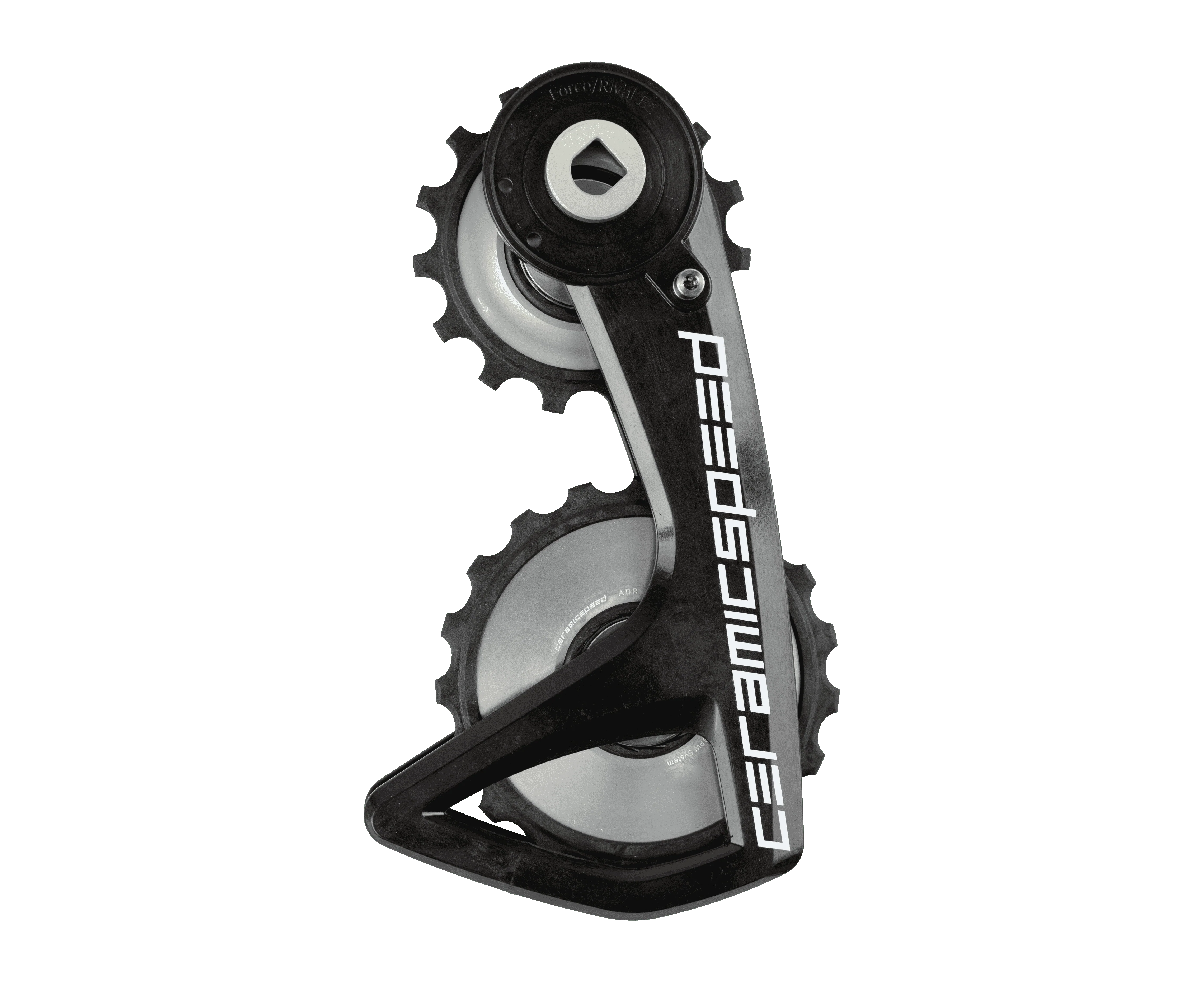 OSPW RS ALPHA for SRAM Force E1/Rival E1 Silver TEAM Logo - Image 3