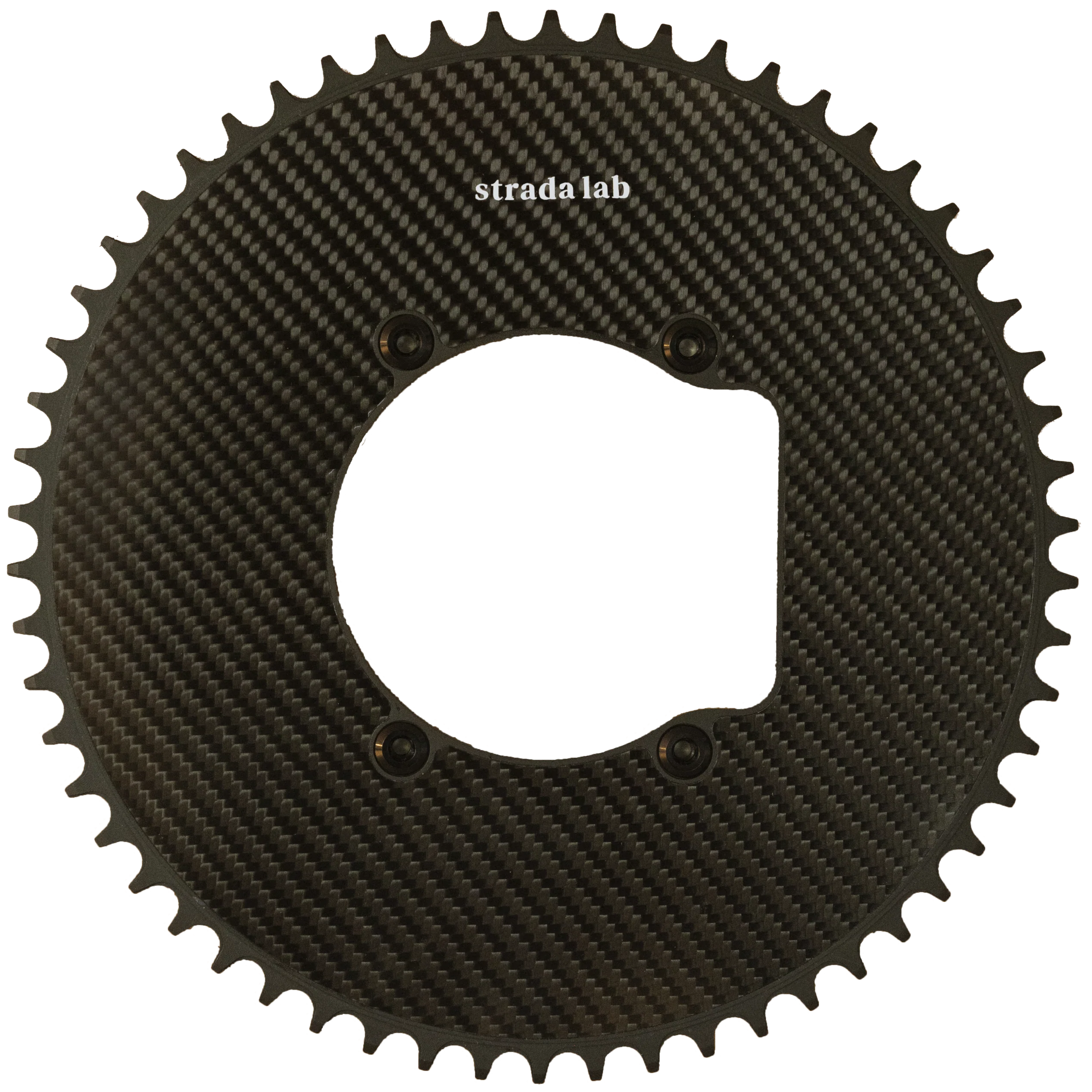 Strada Lab 2x Carbon Chainring Set